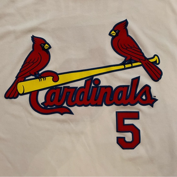 St Louis Cardinals Jersey Albert Pujols #5 Logos MLB Baseball Batting Shirt XL - Picture 3 of 10